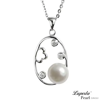 【大東山珠寶】銀河之戀 純銀晶鑽珍珠耳環(天然淡水珍珠) 歷史價格詳細信息