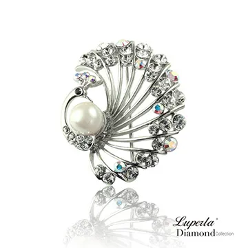 【大東山珠寶】孔雀開屏(晶鑽)別針 歷史價格詳細信息