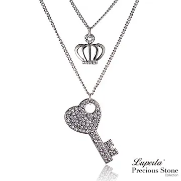 【大東山珠寶】 璀璨永恆 紫水晶 施華洛世奇晶鑽項鍊套組 歷史價格詳細信息