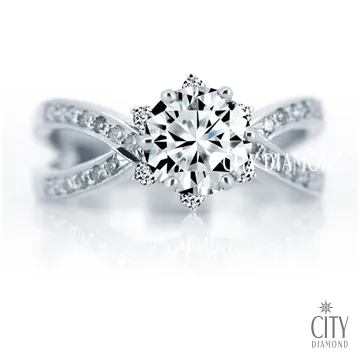 City Diamond『白色櫻海』1.15克拉鑽戒_AR1505 價格比較,價格查詢,歷史價格詳細信息