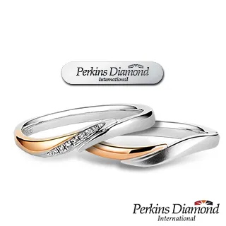鑽石對戒 PERKINS 伯金仕 18K白金戒指 歷史價格詳細信息
