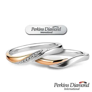 鑽石對戒 PERKINS 伯金仕 18K白金戒指 歷史價格詳細信息