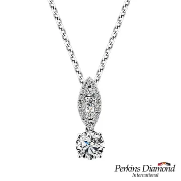 鑽石項鍊 PERKINS 伯金仕 RoseHeart系列 18K金心形項鍊 歷史價格詳細信息