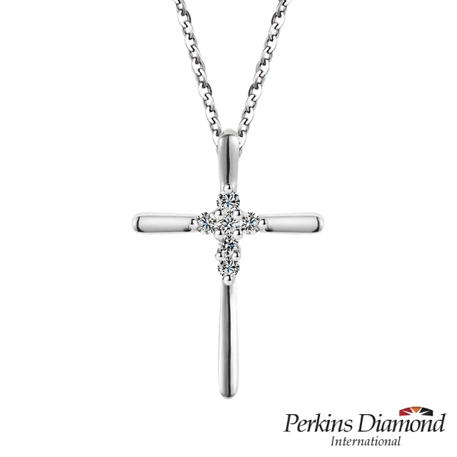 鑽石項鍊 PERKINS 伯金仕十字架 Cross系列 粉紅藍寶石鑽石項鍊 歷史價格詳細信息