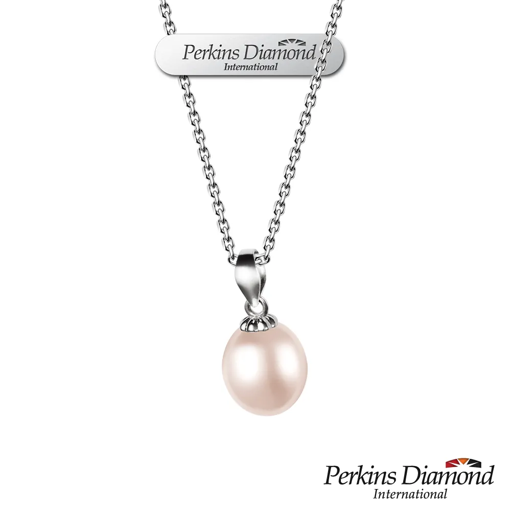 925純銀項鍊 PERKINS 伯金仕 9-10mm 天然淡水珍珠項鍊 歷史價格詳細信息