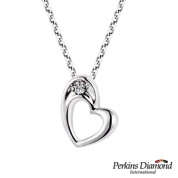 鑽石項鍊 PERKINS 伯金仕 Heart系列 18K金鑽石項鍊 歷史價格詳細信息