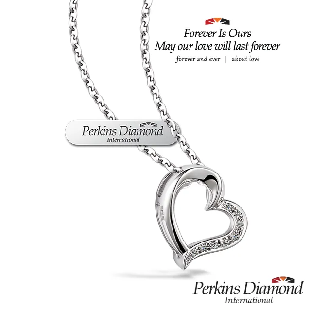 鑽石項鍊 PERKINS 伯金仕 Heart系列 18K金鑽石項鍊 歷史價格詳細信息