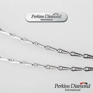 PERKINS 伯金仕 - 亮面日形鍊 14K白金項鍊 41CM 歷史價格詳細信息