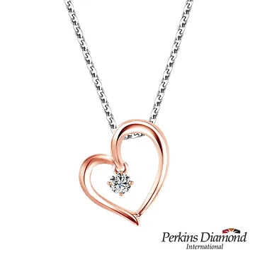 鑽石項鍊 PERKINS 伯金仕 RoseHeart系列 18K金心形項鍊 歷史價格詳細信息