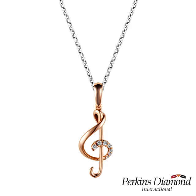 鑽石項鍊 PERKINS 伯金仕 RoseHeart系列 18K金心形項鍊 歷史價格詳細信息