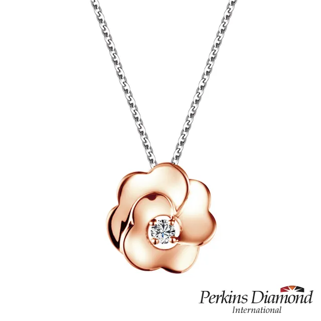 鑽石項鍊 PERKINS 伯金仕 RoseHeart系列 18K金心形項鍊 歷史價格詳細信息