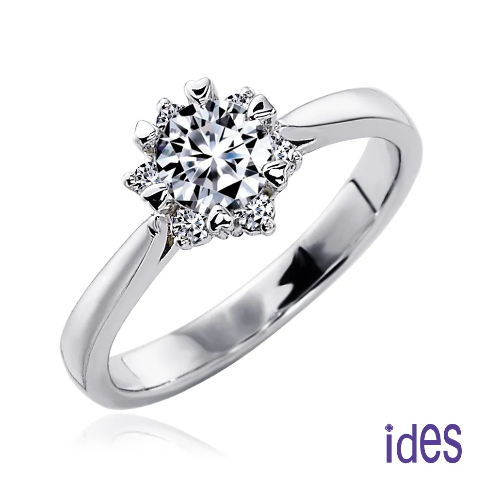 ides愛蒂思 50分E/VVS2八心八箭完美EX車工鑽石耳環/知性四爪（1邊各25分） 歷史價格詳細信息