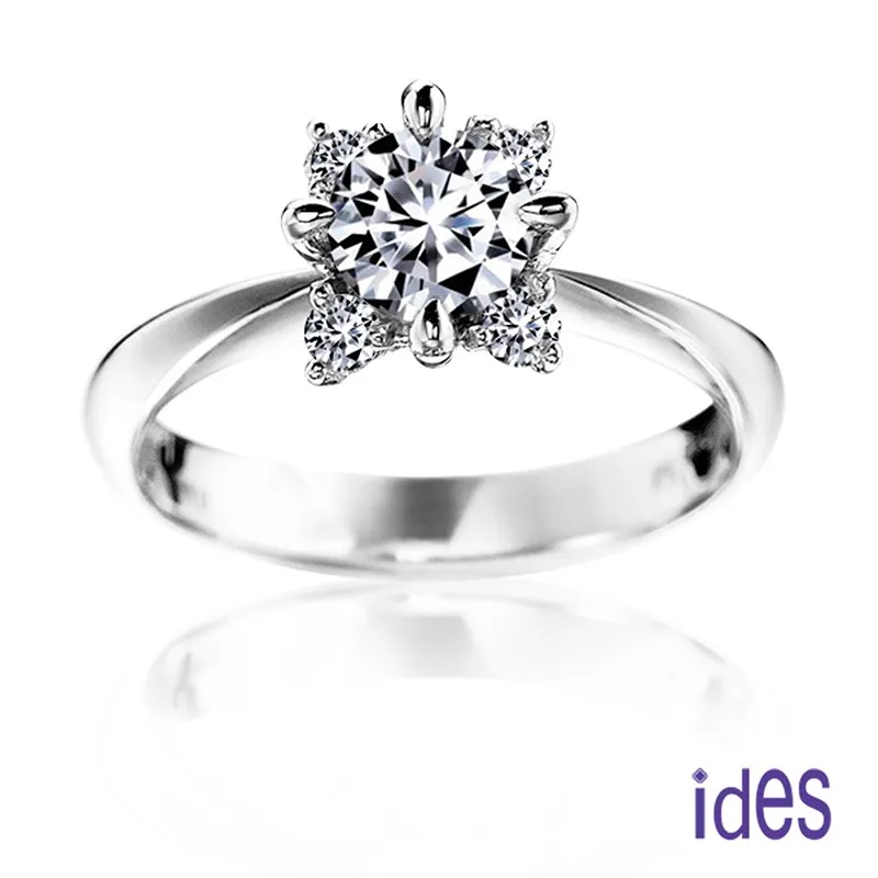 ides愛蒂思 精選美鑽GIA 30分E/VS1八心八箭完美車工鑽石戒指 歷史價格詳細信息
