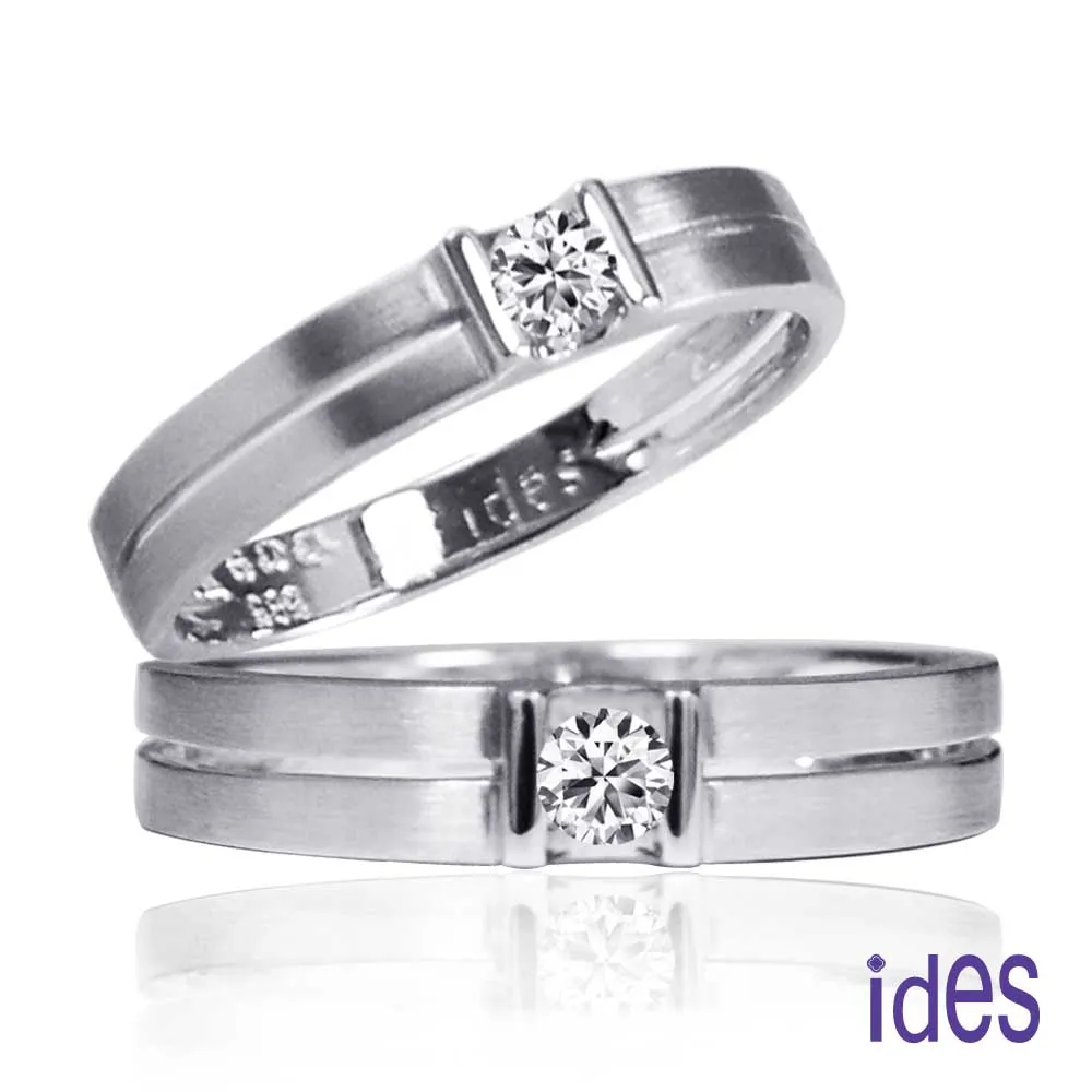 ides愛蒂思 永恆幸福。30分與10分E/VS1八心八箭完美3EX車工鑽石對戒/求婚結婚戒 歷史價格詳細信息