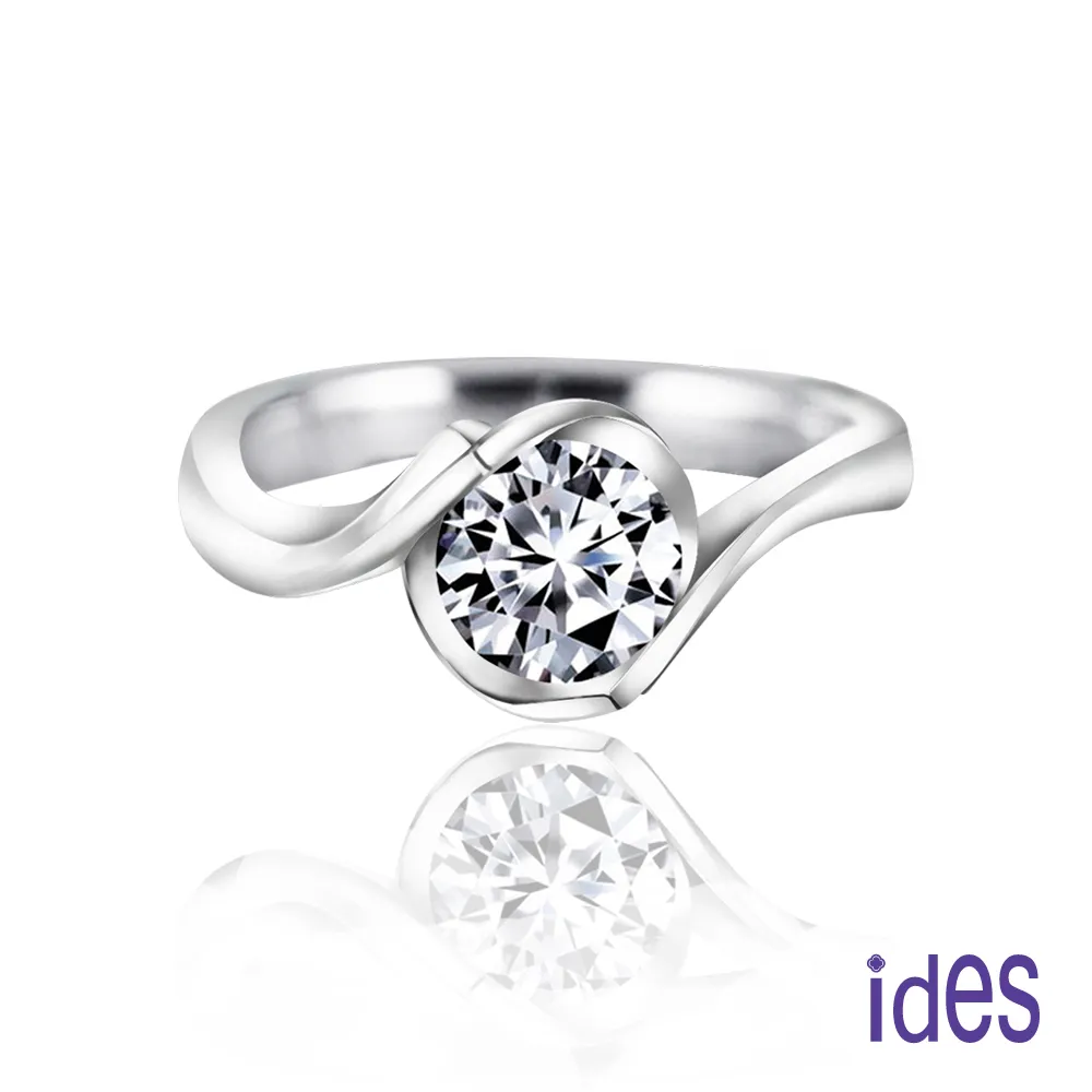 ides愛蒂思鑽石 精選1克拉設計款E/VS2八心八箭完美車工鑽石戒指/螺璇 歷史價格詳細信息