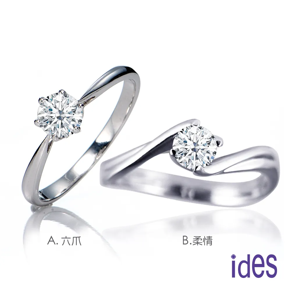 ides愛蒂思鑽石 精選GIA 1.01克拉D/VS2 八心八箭3EX完美車工鑽石戒指 歷史價格詳細信息