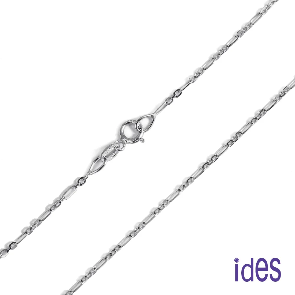 ides愛蒂思 義大利14K白金項鍊18吋（圓形刻花鍊） 歷史價格詳細信息