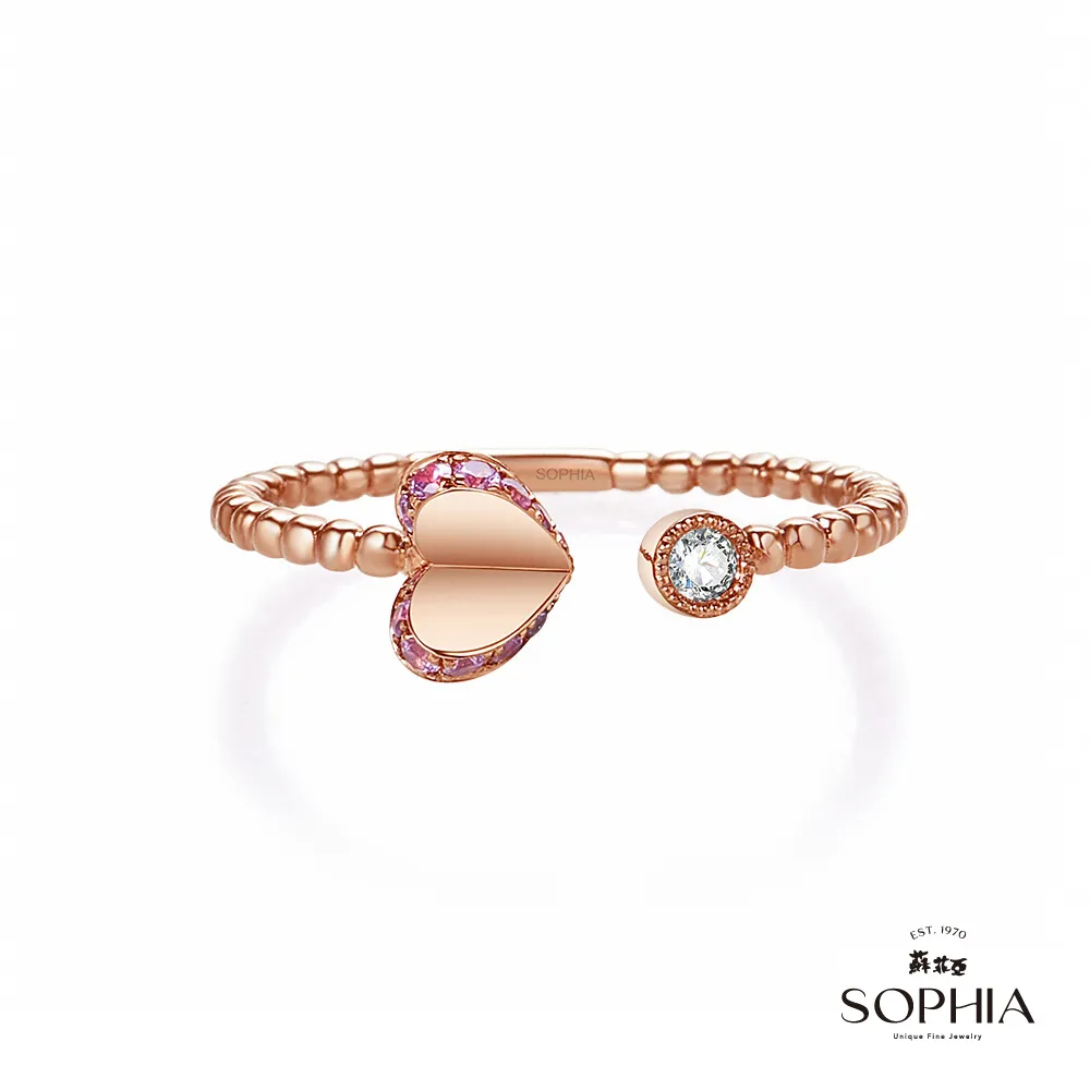 SOPHIA 蘇菲亞珠寶 - Romantic系列 銀河愛戀 9K雙色 鑽石戒指 歷史價格詳細信息