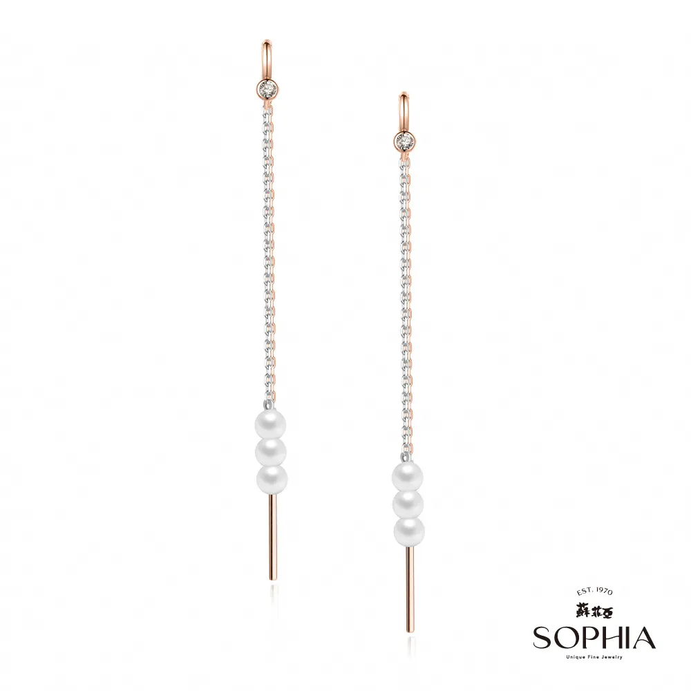 【蘇菲亞珠寶】14K玫瑰金 濃情密意 珍珠耳環 歷史價格詳細信息