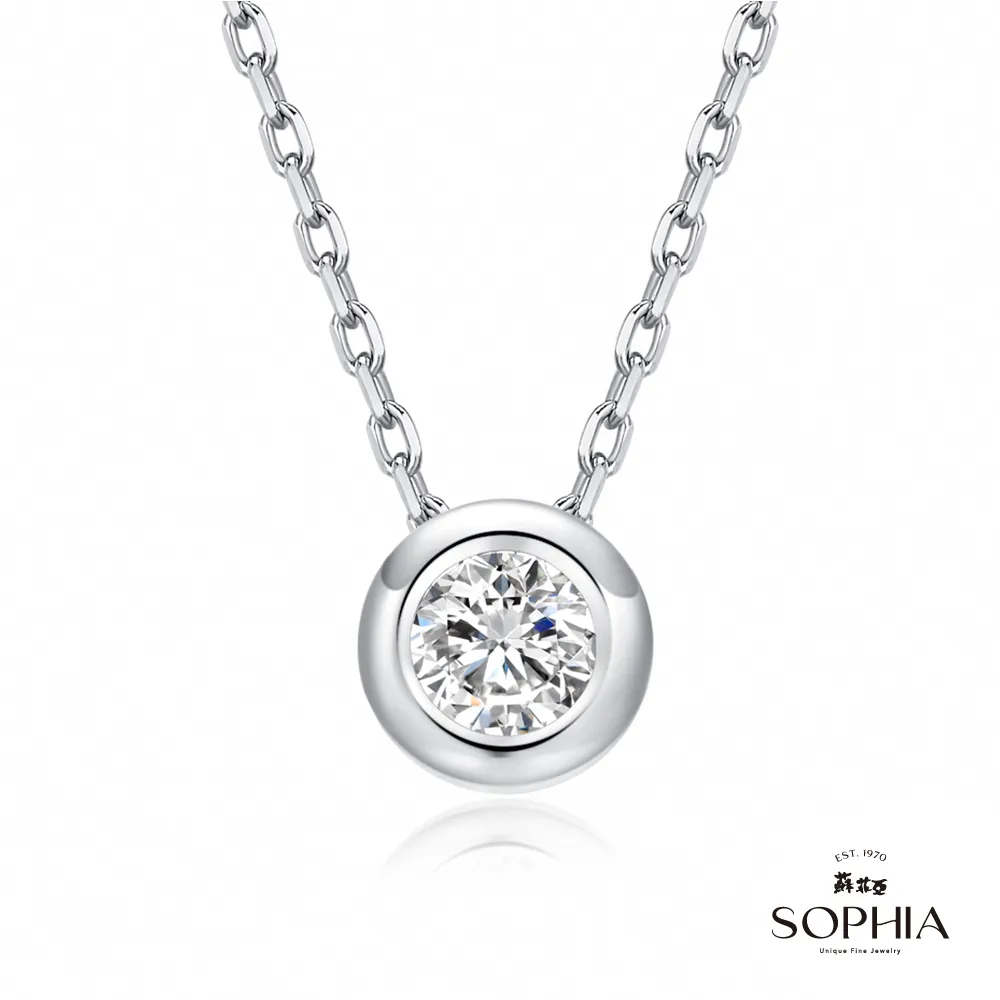 SOPHIA 蘇菲亞珠寶 -相擁1.00克拉FVS2 鑽石項鍊 歷史價格詳細信息
