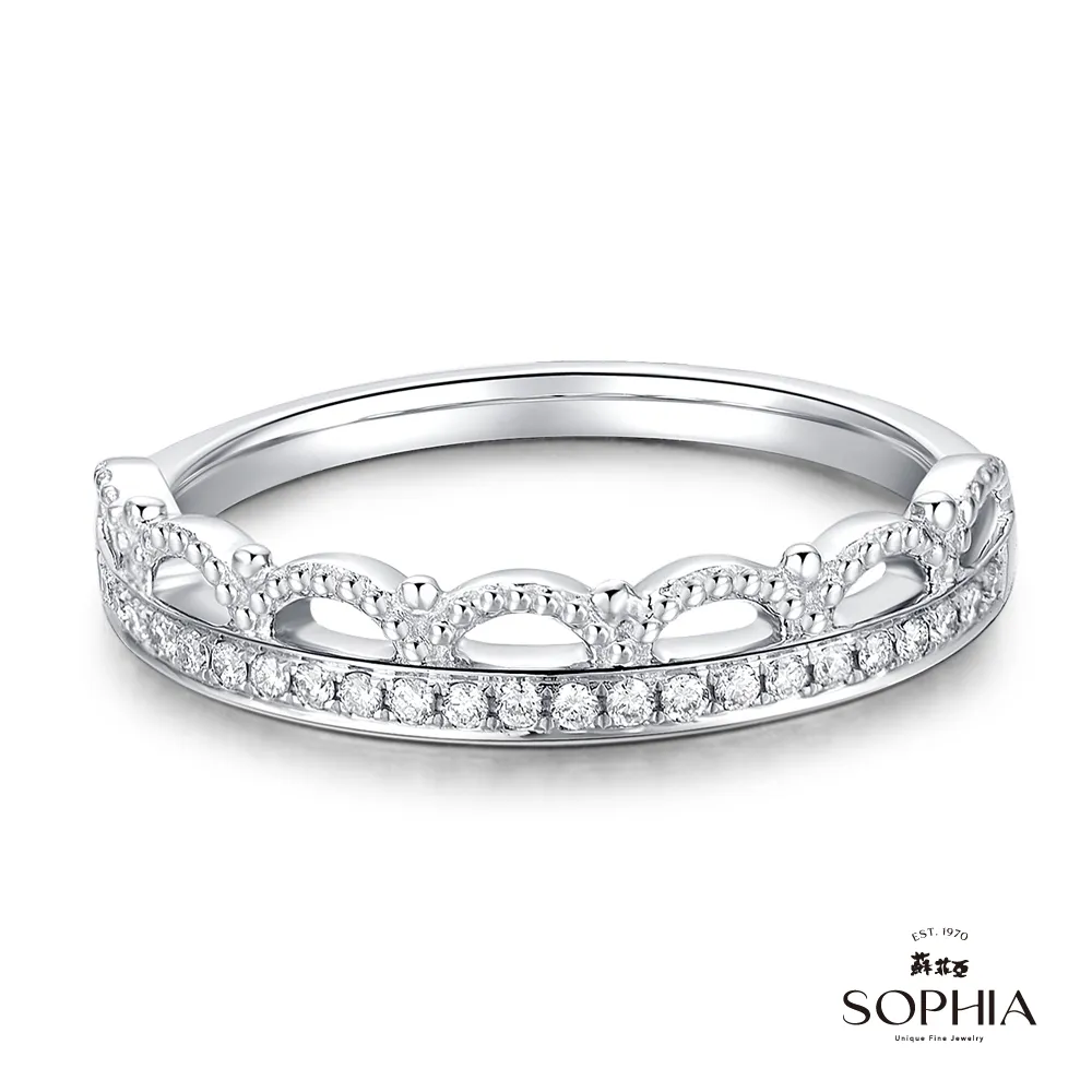 SOPHIA 蘇菲亞珠寶 - 皇家榮耀 18K雙色(黃金+白金) 鑽石戒指 歷史價格詳細信息