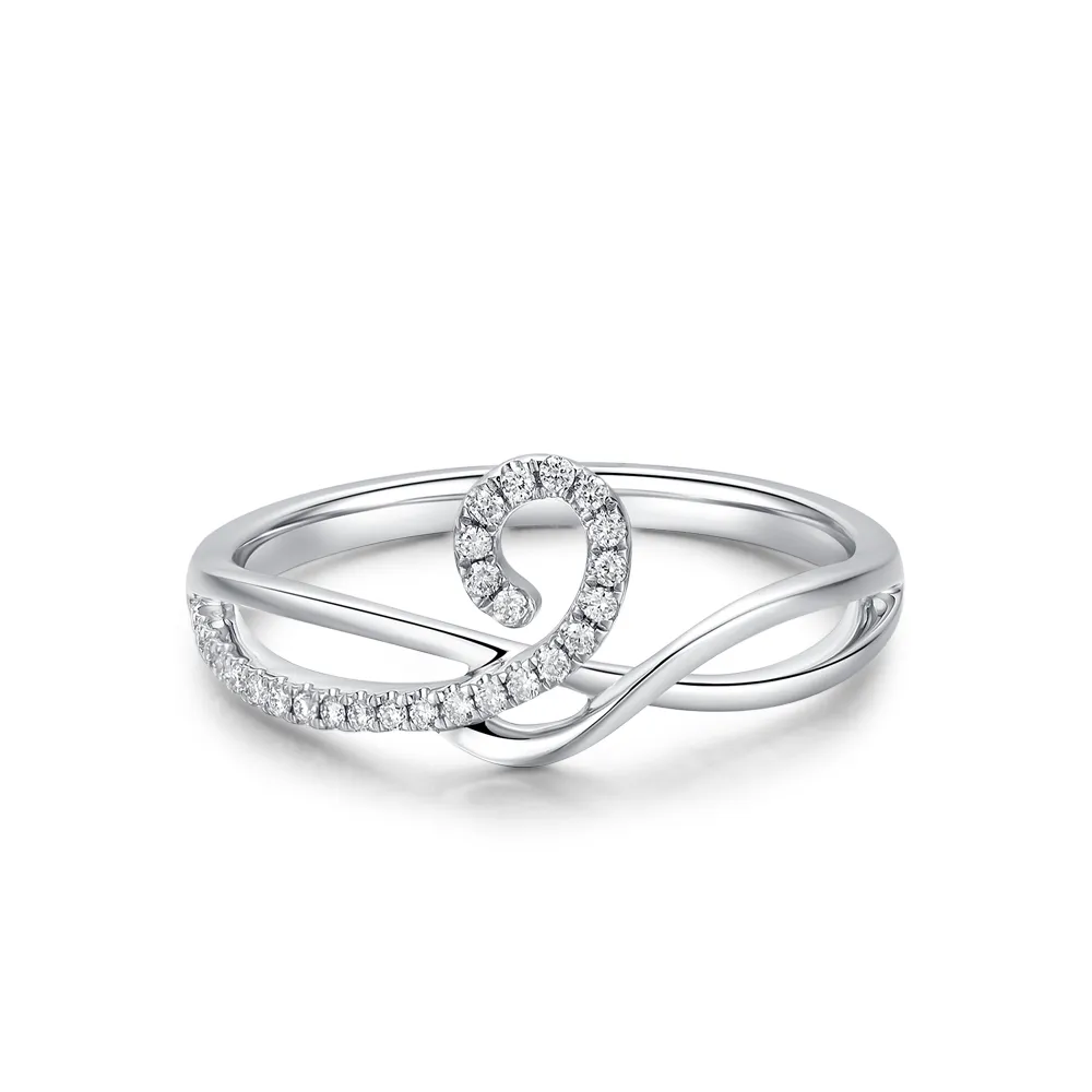 【蘇菲亞珠寶】14K金 心型鑲鑽 鑽石戒指 歷史價格詳細信息