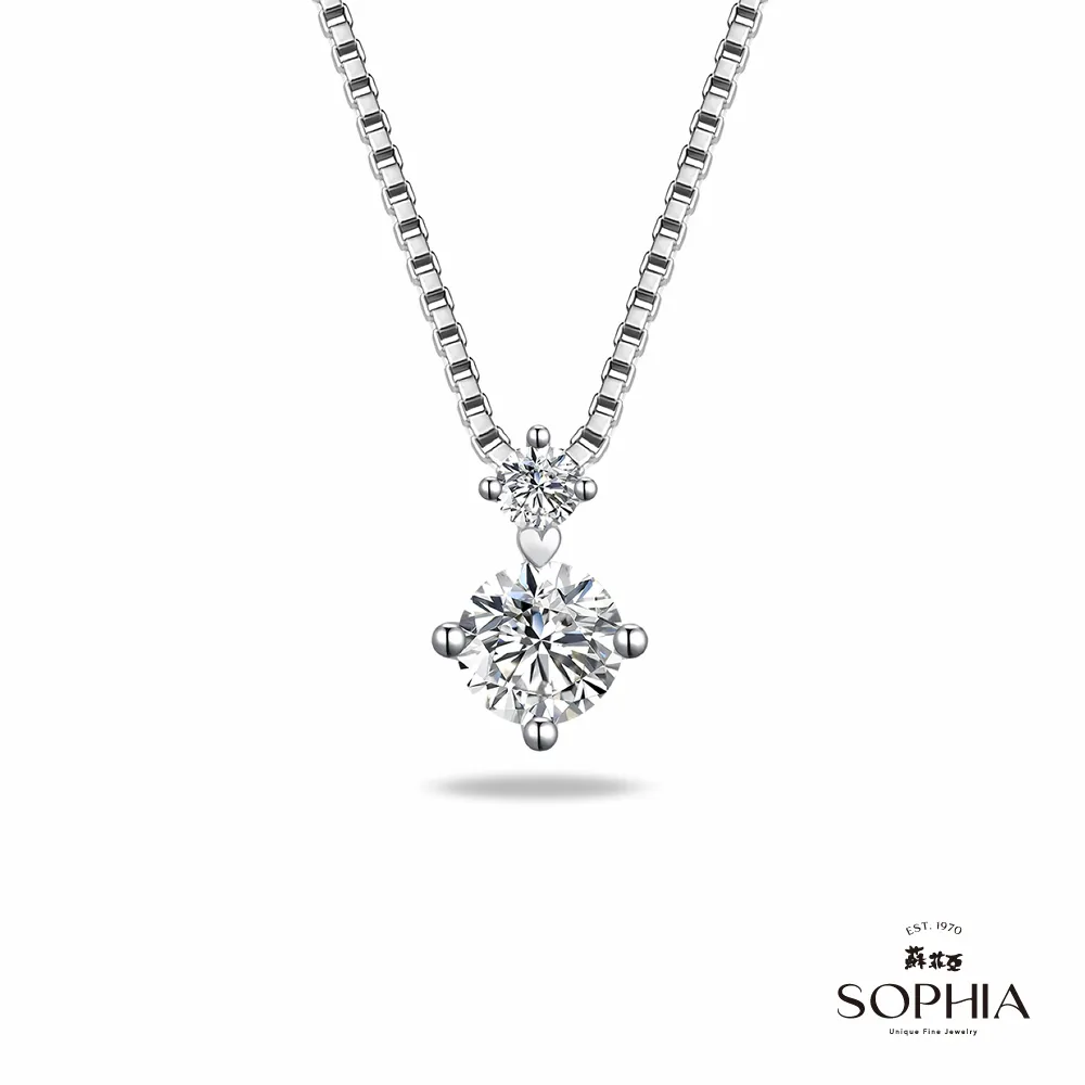 【SOPHIA 蘇菲亞珠寶】初見 30分 F/VS2 18K金 鑽石｜情人/閨密 0.30克拉項墜 送裡推薦 歷史價格詳細信息