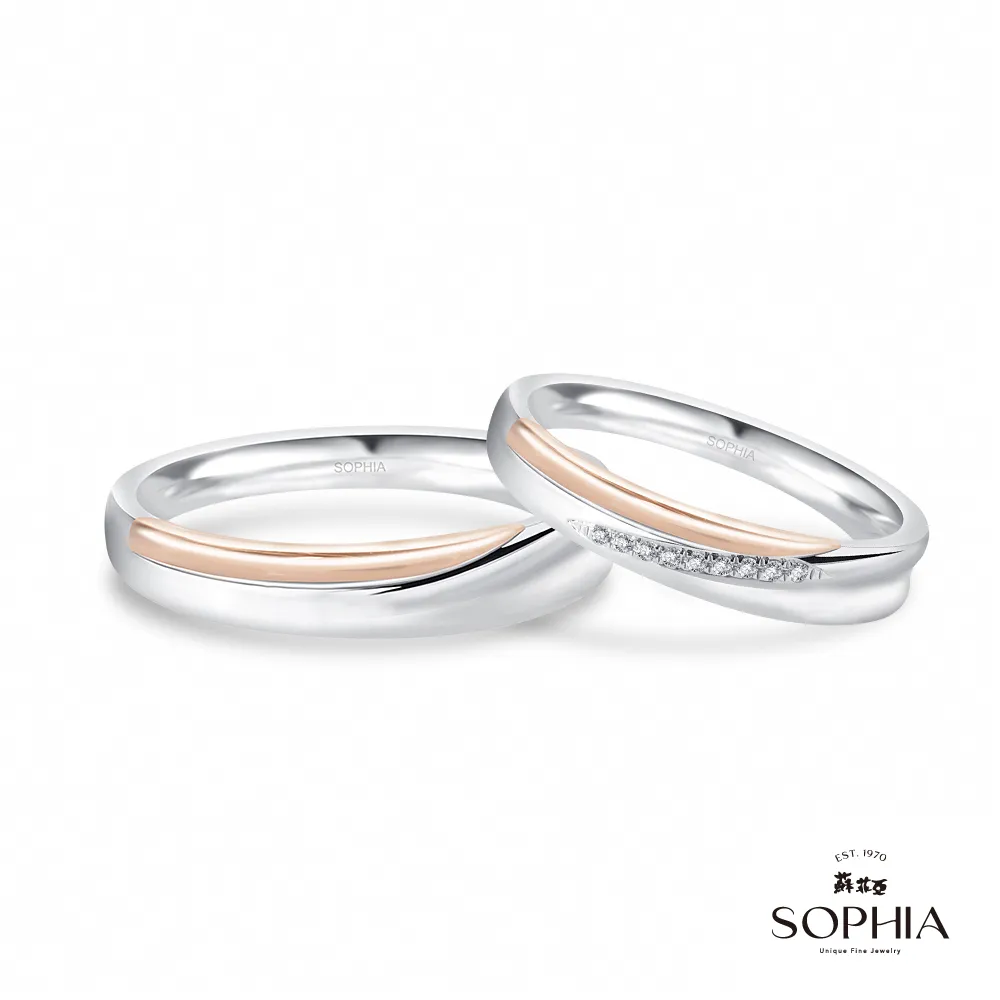【SOPHIA 蘇菲亞珠寶】18K雙色 皇家榮耀 鑽石戒指 歷史價格詳細信息