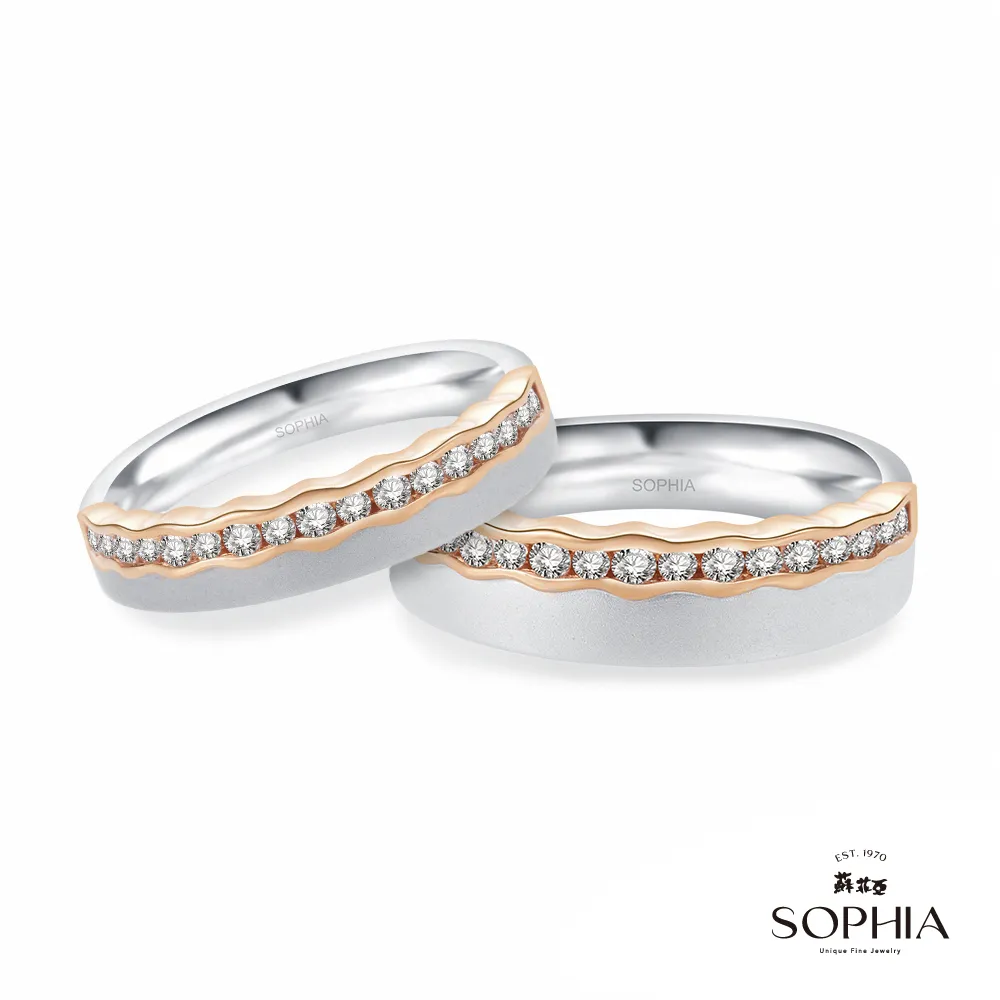 SOPHIA 蘇菲亞珠寶 -相依 18K金 結婚對戒 歷史價格詳細信息