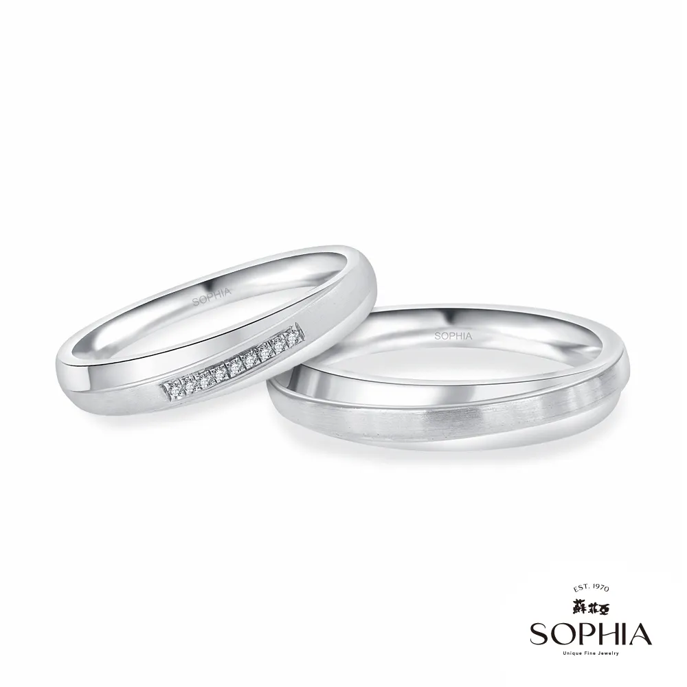 SOPHIA 蘇菲亞珠寶 - 相守一生 950鉑金 結婚對戒 歷史價格詳細信息