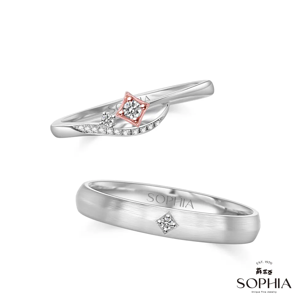 SOPHIA 蘇菲亞珠寶 -念念 PT950鉑金 結婚對戒 歷史價格詳細信息