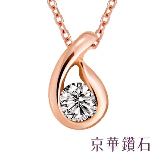 京華鑽石 鑽石項鍊 10K玫瑰金 共0.10克拉 十字架系列 信念 歷史價格詳細信息