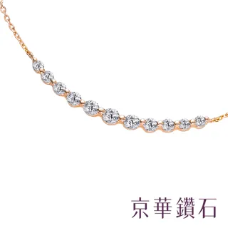 京華鑽石『思念系列』18K雙色 Dancing Diamond 跳舞鑽石項鍊墜飾 歷史價格詳細信息