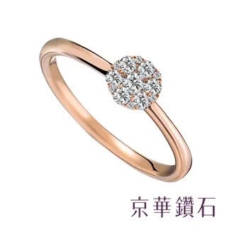 京華鑽石 時尚樂趣 18K玫瑰金 鑽石戒指 歷史價格詳細信息