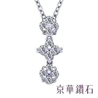 京華鑽石 鑽石項鍊 10K玫瑰金 共0.10克拉 十字架系列 信念 歷史價格詳細信息