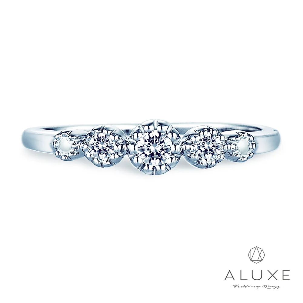 【ALUXE 亞立詩鑽石】0.05克拉黃K金美鑽戒指 歷史價格詳細信息