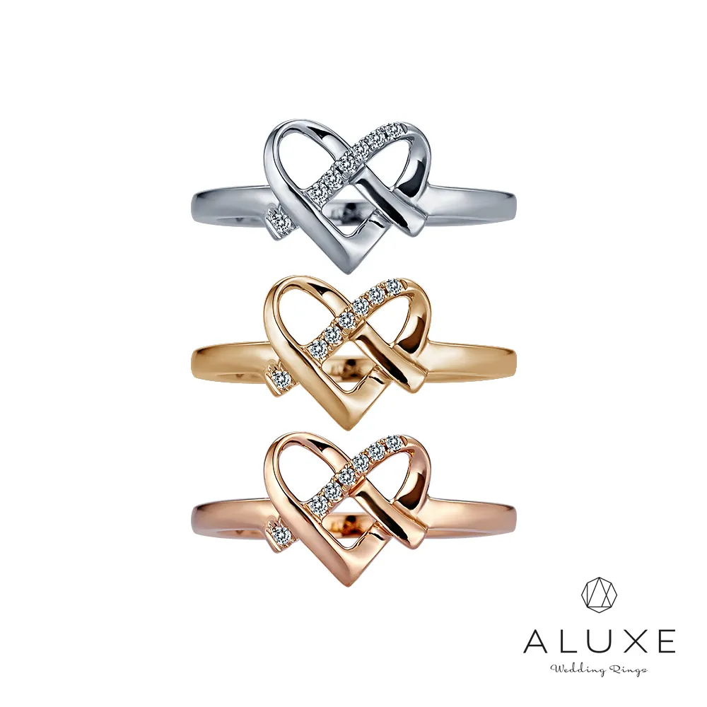 【ALUXE 亞立詩】18K金鑽石情侶結婚對戒 歷史價格詳細信息