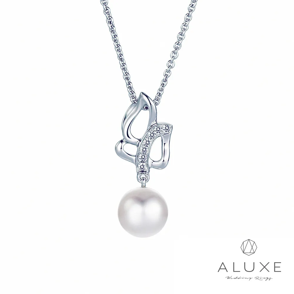 ALUXE 亞立詩 AKOYA淡水珍珠7~7.5mm 10K金 閃耀鑽石珍珠垂墜項鍊 珍愛系列 Be shining NN0223 歷史價格詳細信息