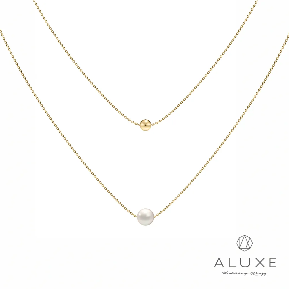 A-LUXE 亞立詩 10K金 E/VS1 鑽石金球 雙鍊項鍊 珍愛系列 Be Myself 歷史價格詳細信息