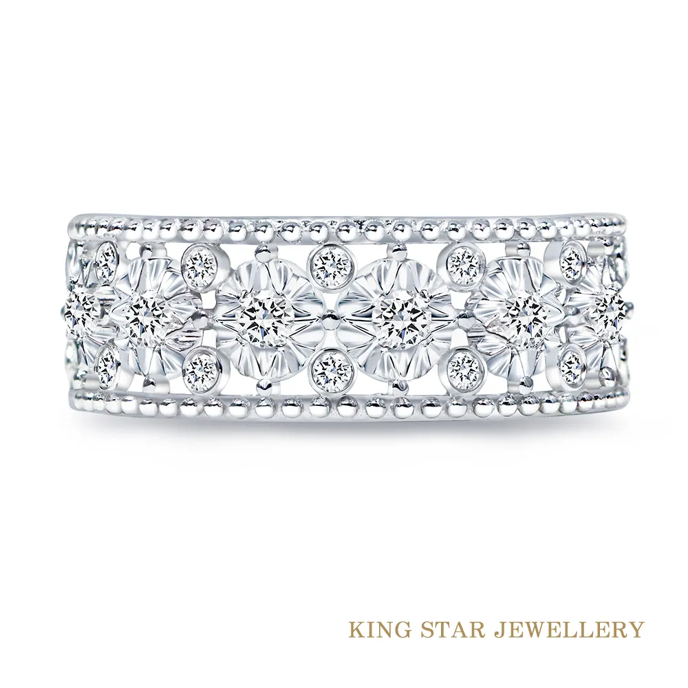 King Star  白母貝x幸運草 18K玫瑰金天然鑽石耳環(無色等級天然鑽石) 歷史價格詳細信息