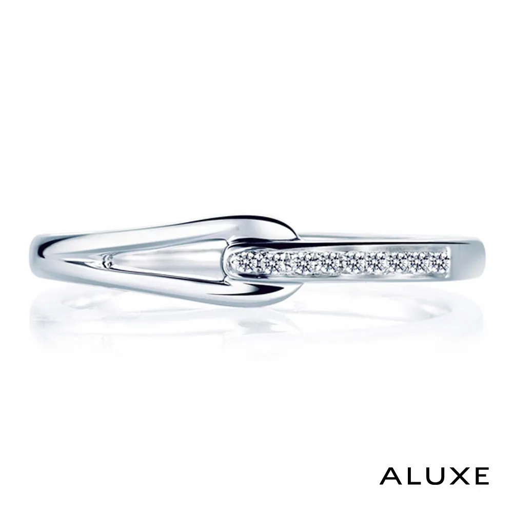 【ALUXE 亞立詩鑽石】18K金 35分粉紅剛玉線戒 歷史價格詳細信息