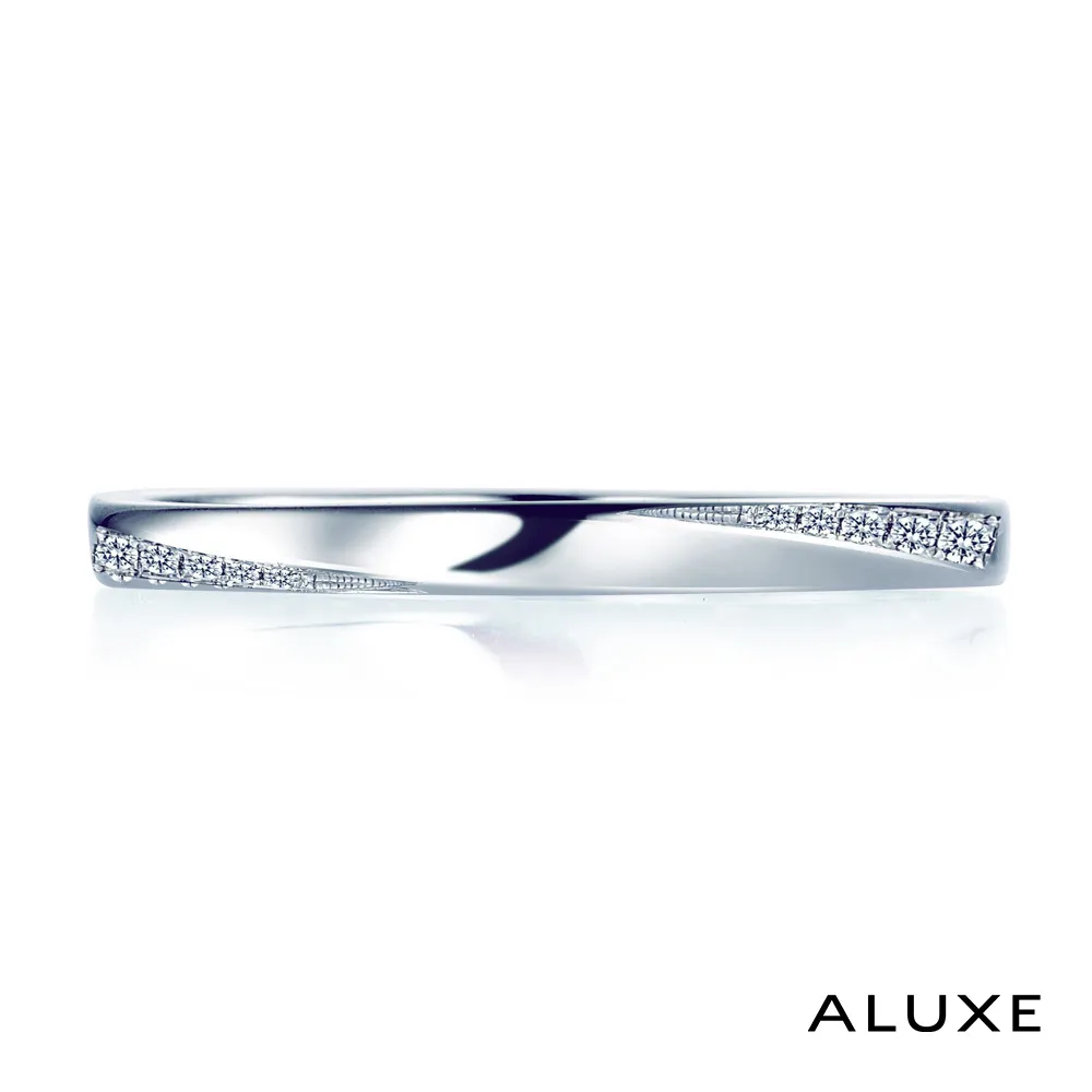 【ALUXE 亞立詩鑽石】18K金 35分粉紅剛玉線戒 歷史價格詳細信息