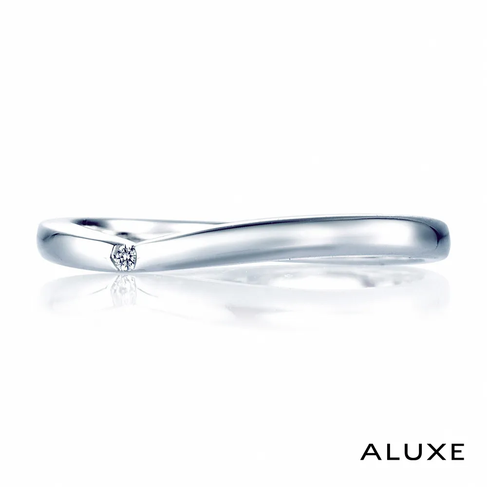 【ALUXE 亞立詩鑽石】18K金 35分粉紅剛玉線戒 歷史價格詳細信息