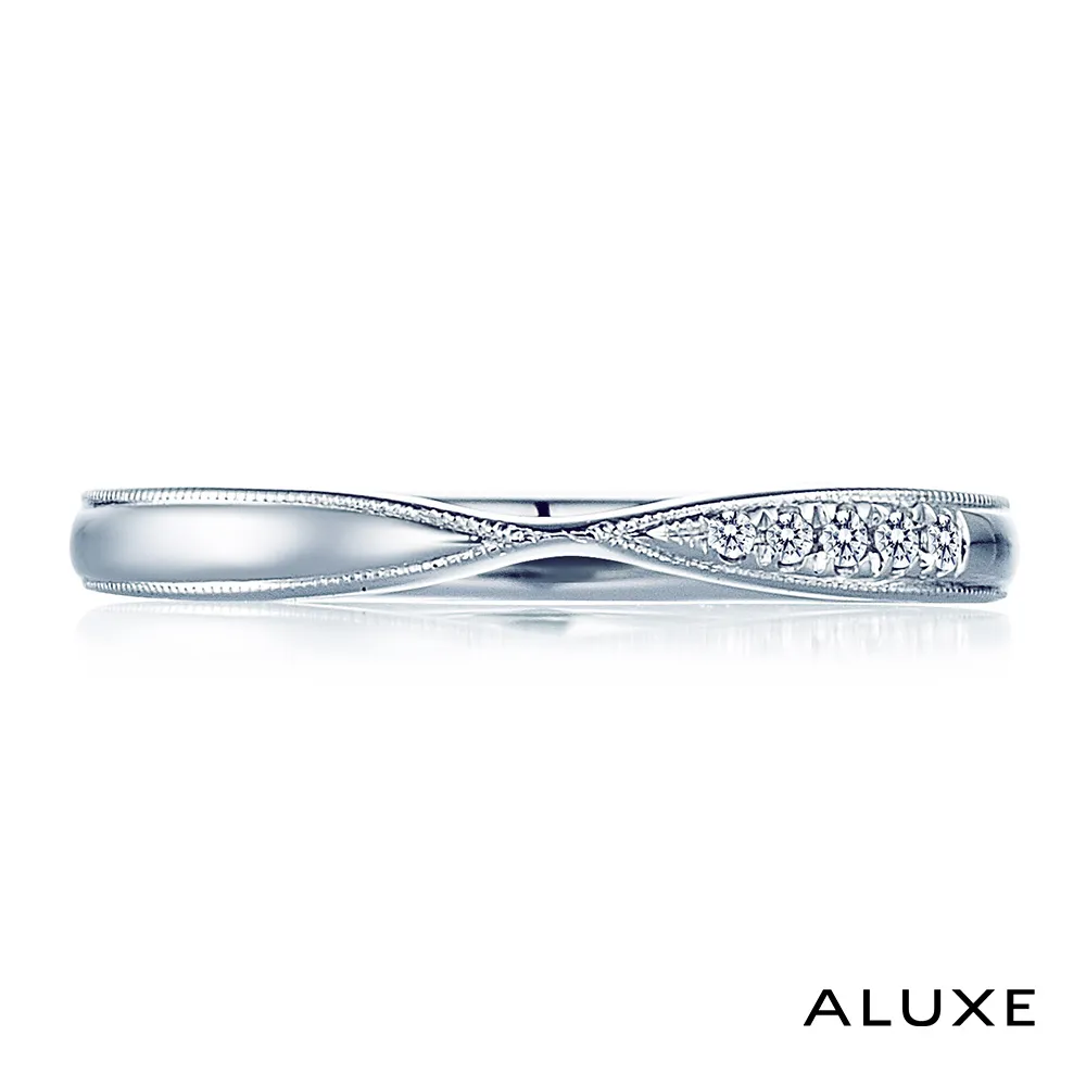 【ALUXE 亞立詩鑽石】18K金 35分粉紅剛玉線戒 歷史價格詳細信息