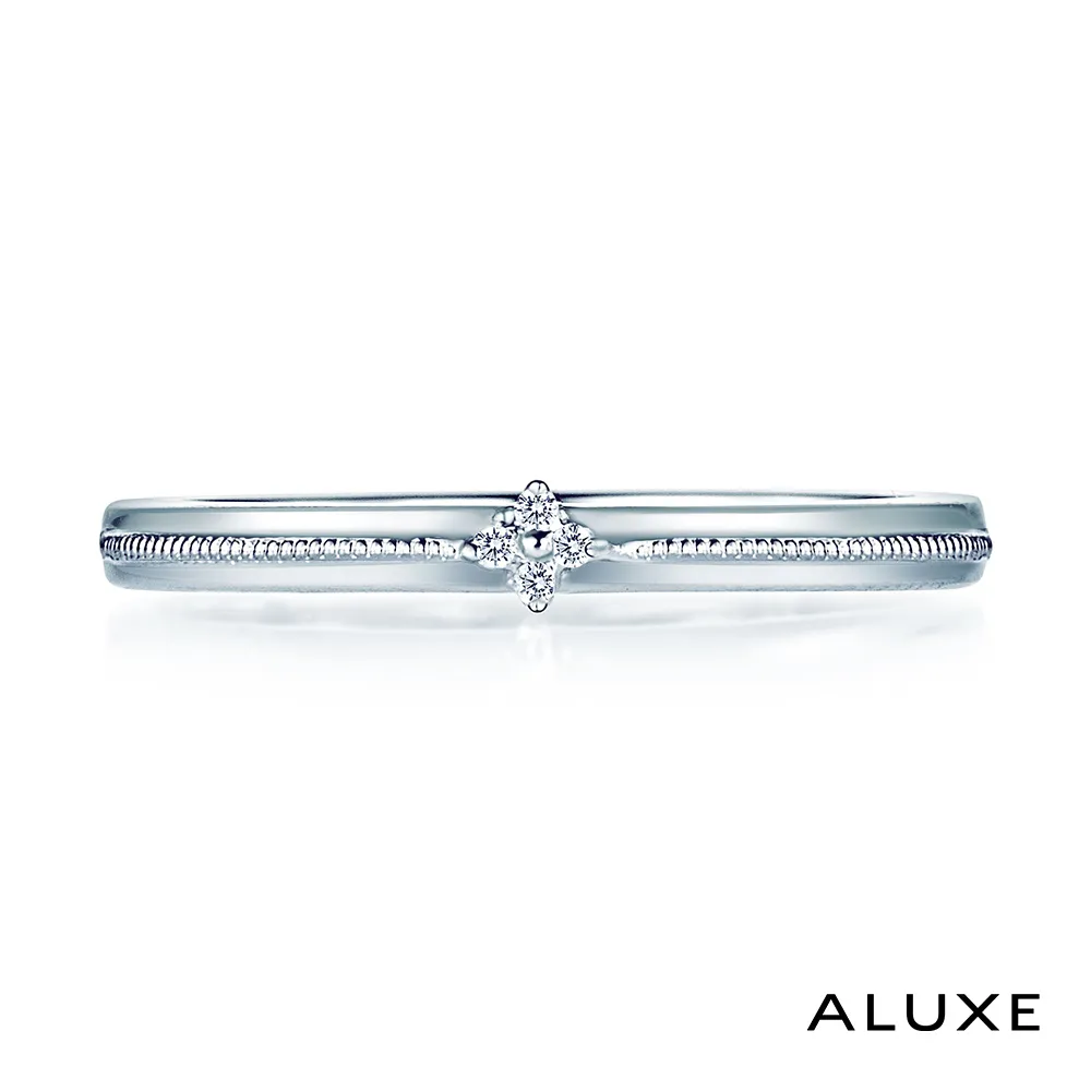 【ALUXE 亞立詩鑽石】18K金 35分粉紅剛玉線戒 歷史價格詳細信息