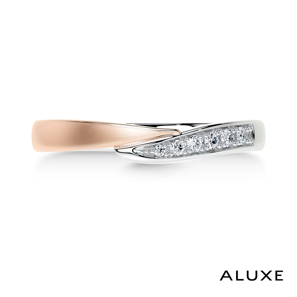 【ALUXE 亞立詩鑽石】18K金 35分粉紅剛玉線戒 歷史價格詳細信息