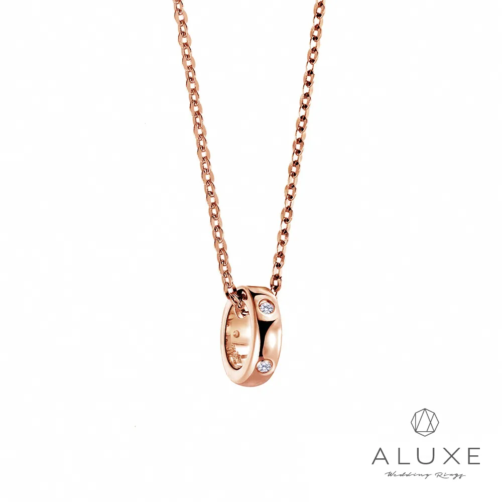 【ALUXE 亞立詩鑽石】Petite系列 馬蹄白K金美鑽項鍊 歷史價格詳細信息