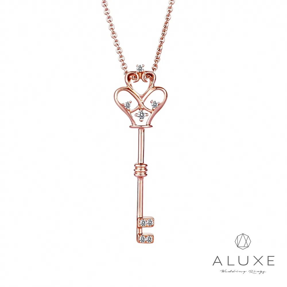 ALUXE 亞立詩 Love Imprint 18K金鑽石項鍊 歷史價格詳細信息