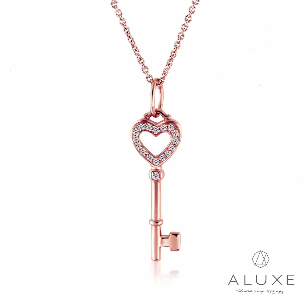 ALUXE 亞立詩 Love Imprint 18K金鑽石項鍊 歷史價格詳細信息