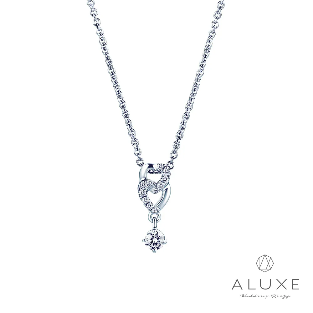 A-LUXE 亞立詩 Embrace 18K金 雙色美鑽項鍊 歷史價格詳細信息